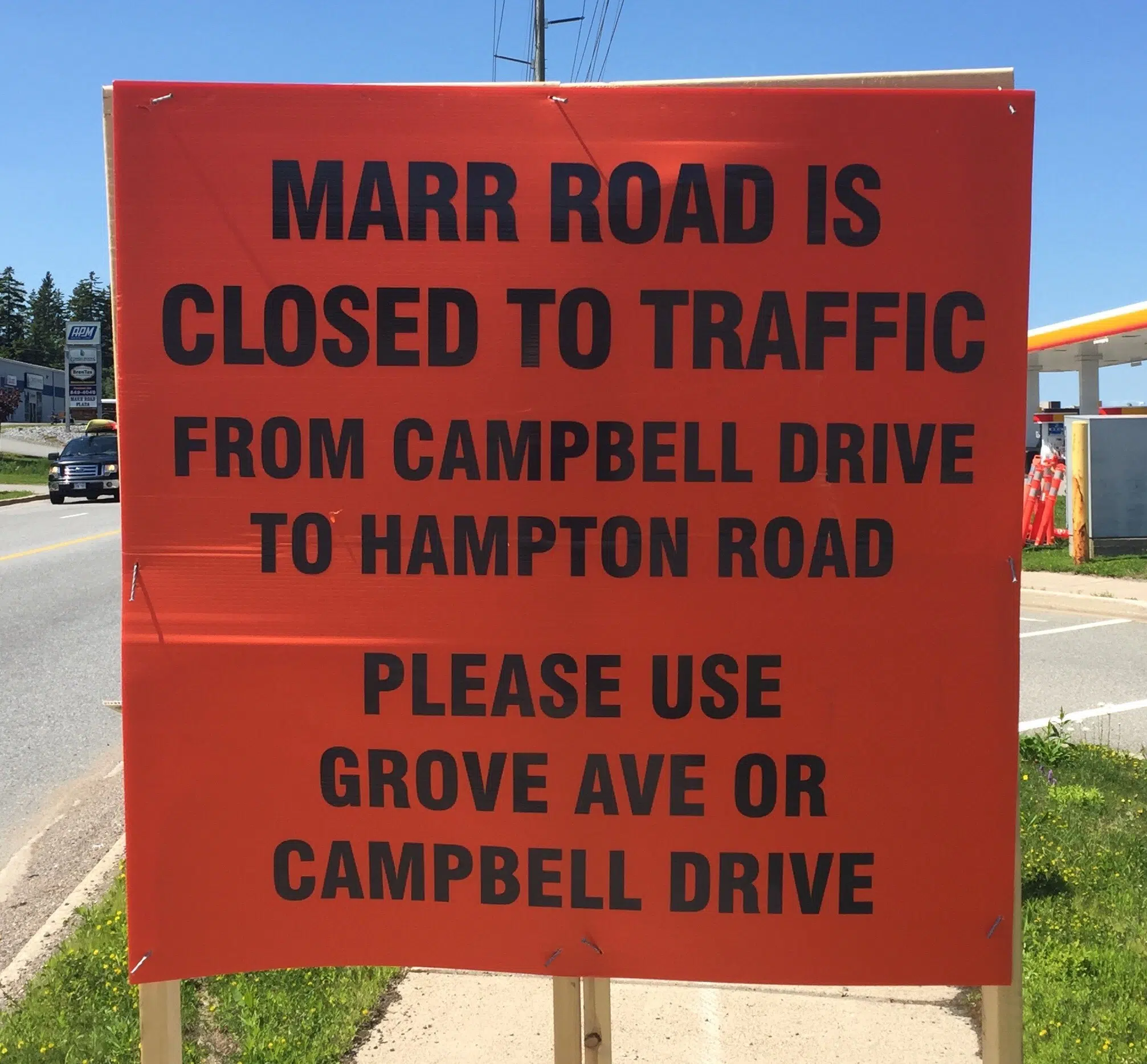 Marr Road Project Starts Today