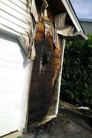 Fire Damages Garage In Quispamsis