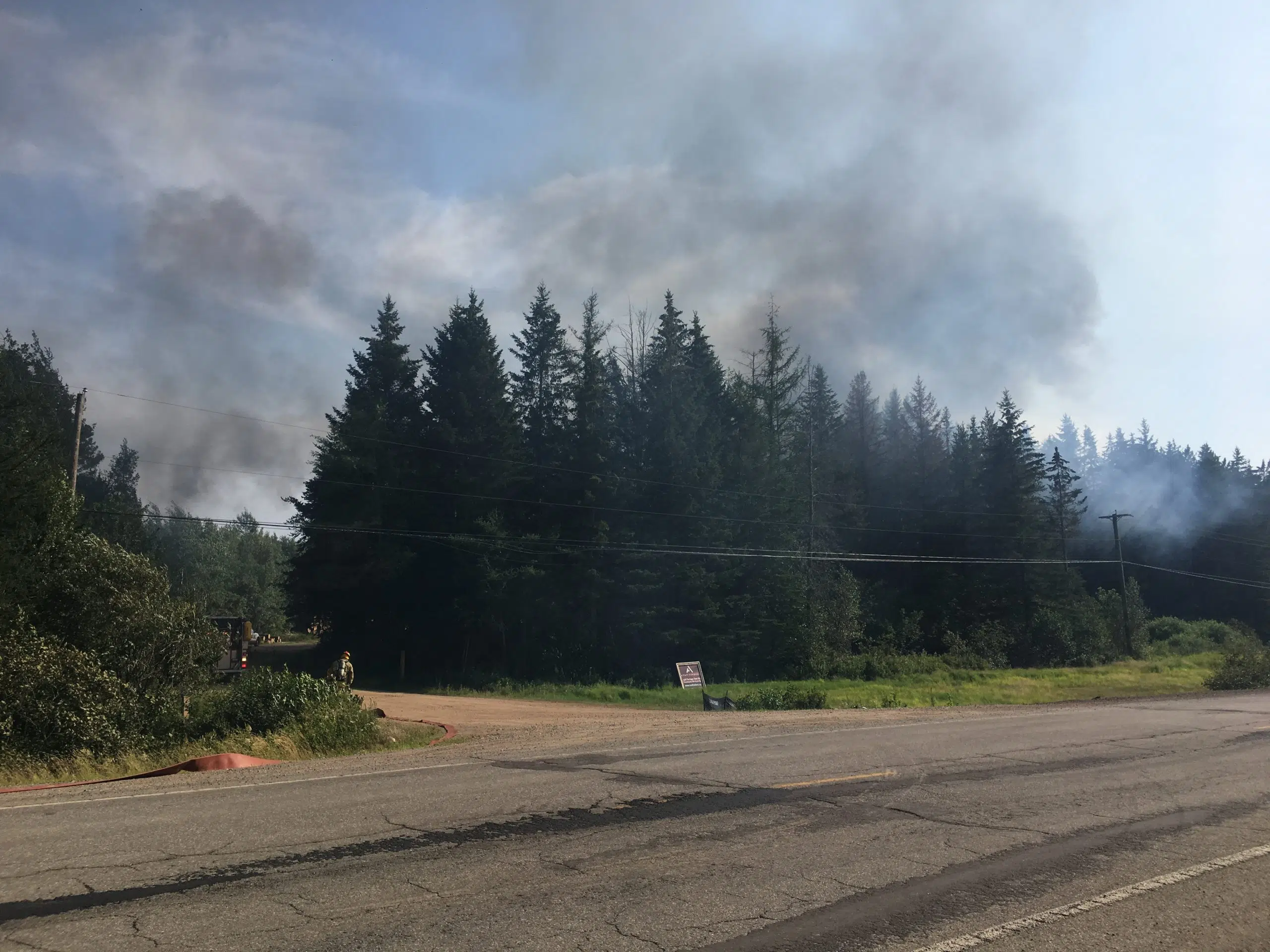 Fire Destroys Buildings At Penobsquis Sawmill