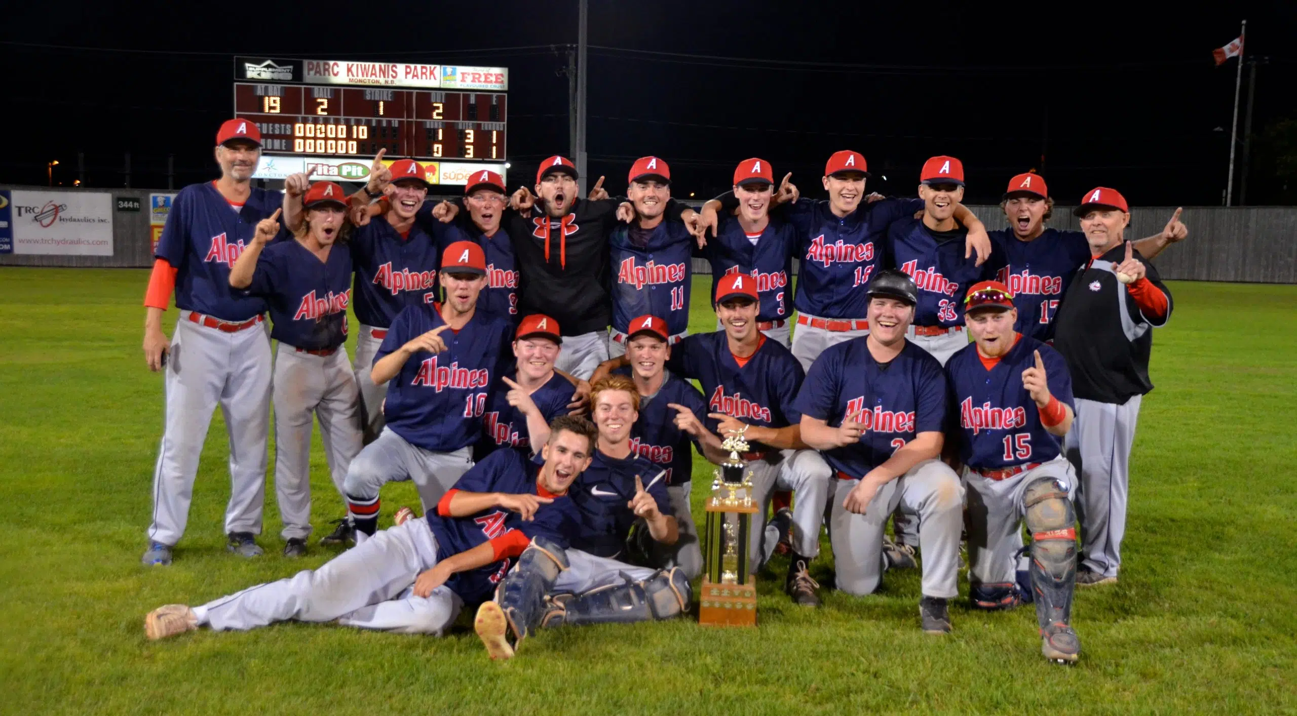 Alpines Clinch First Junior Baseball Title