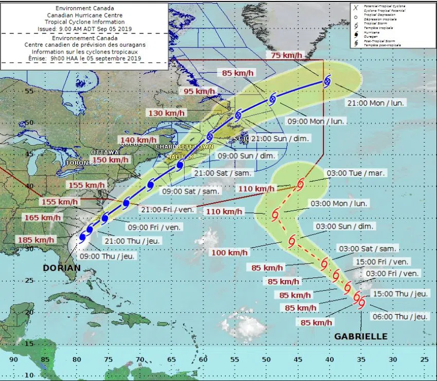 Hurricane Dorian To Bring High Winds, Heavy Rain