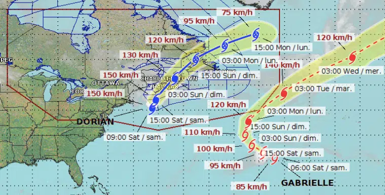 Dorian Moves Into The Maritimes