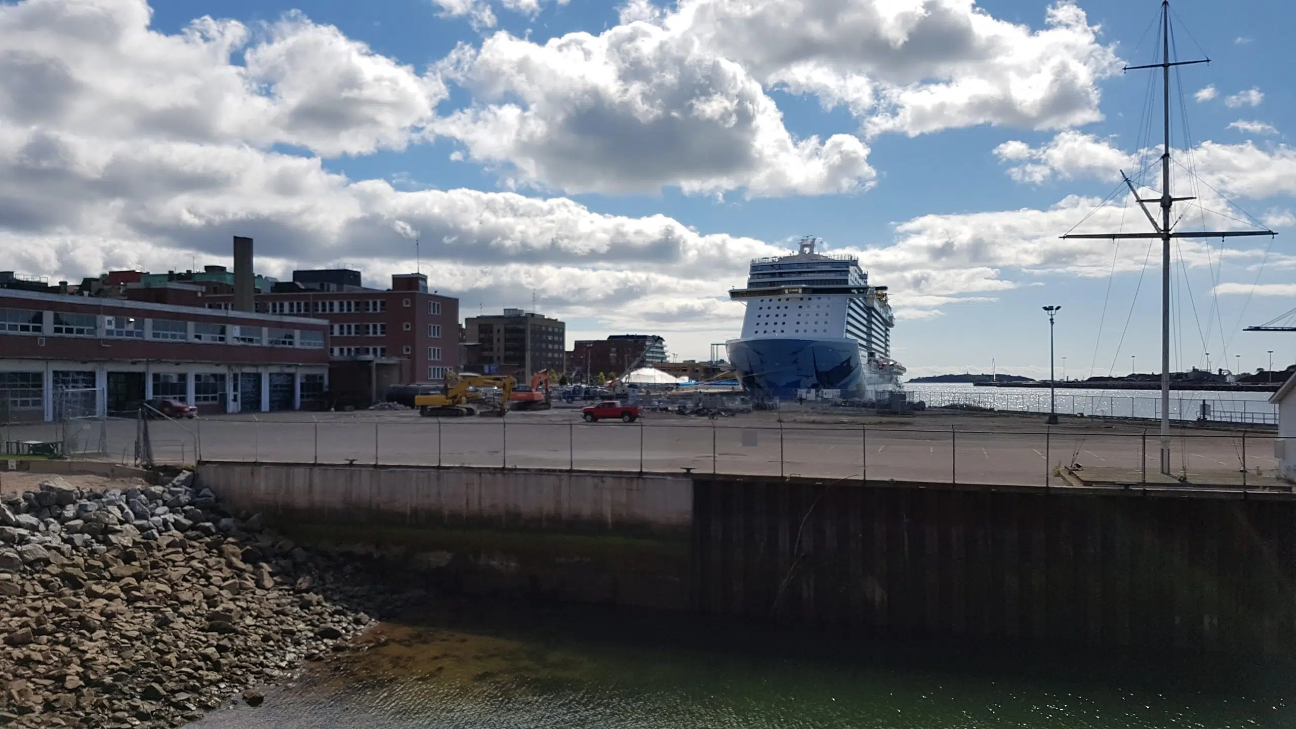 Large Cruise Ship In Saint John