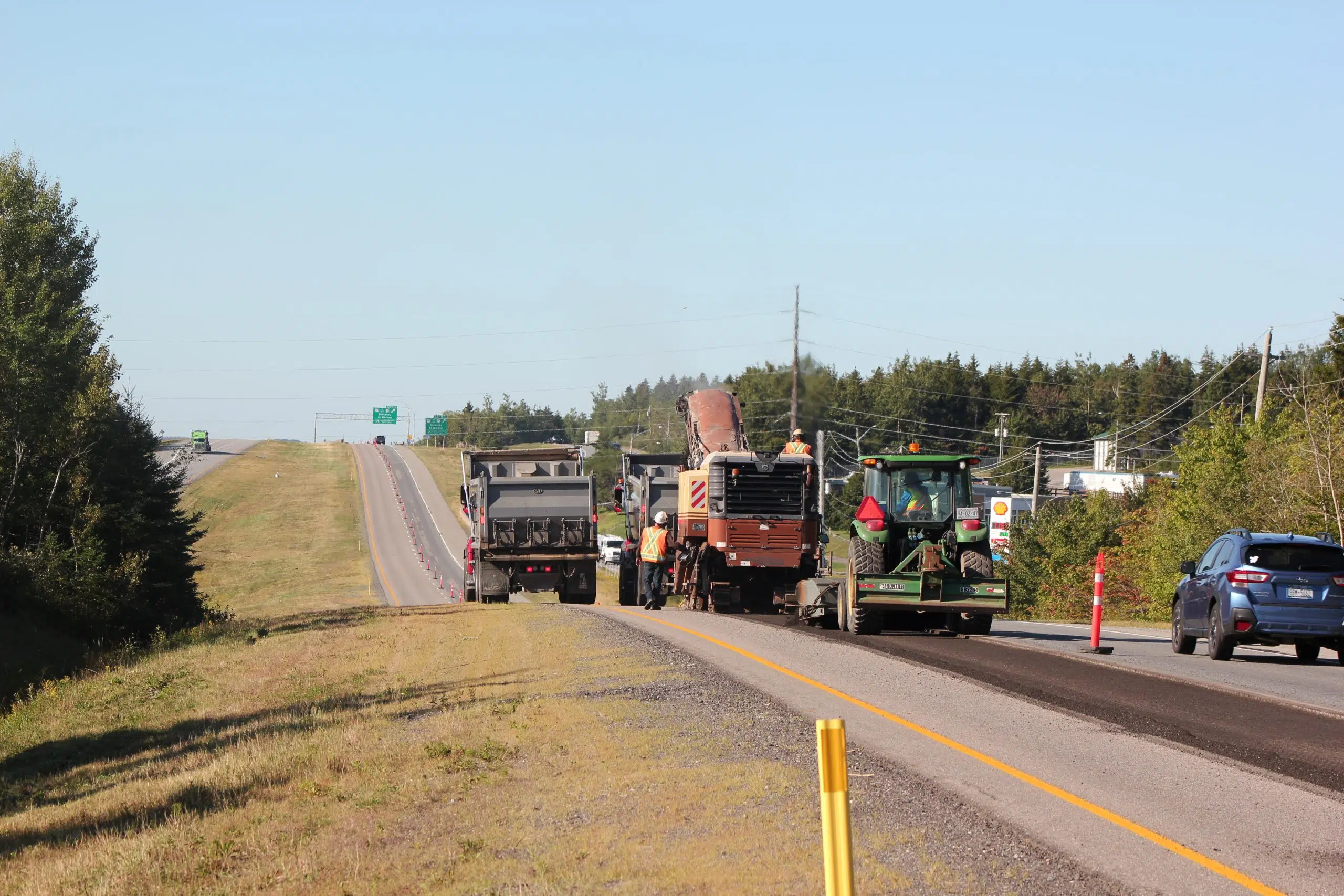 Work Continues On Route 1 In Saint John