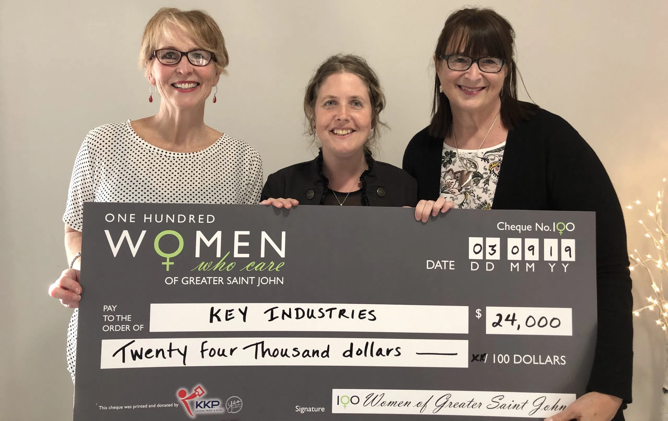 Key Industries Latest Recipient Of Donation From Women's Group