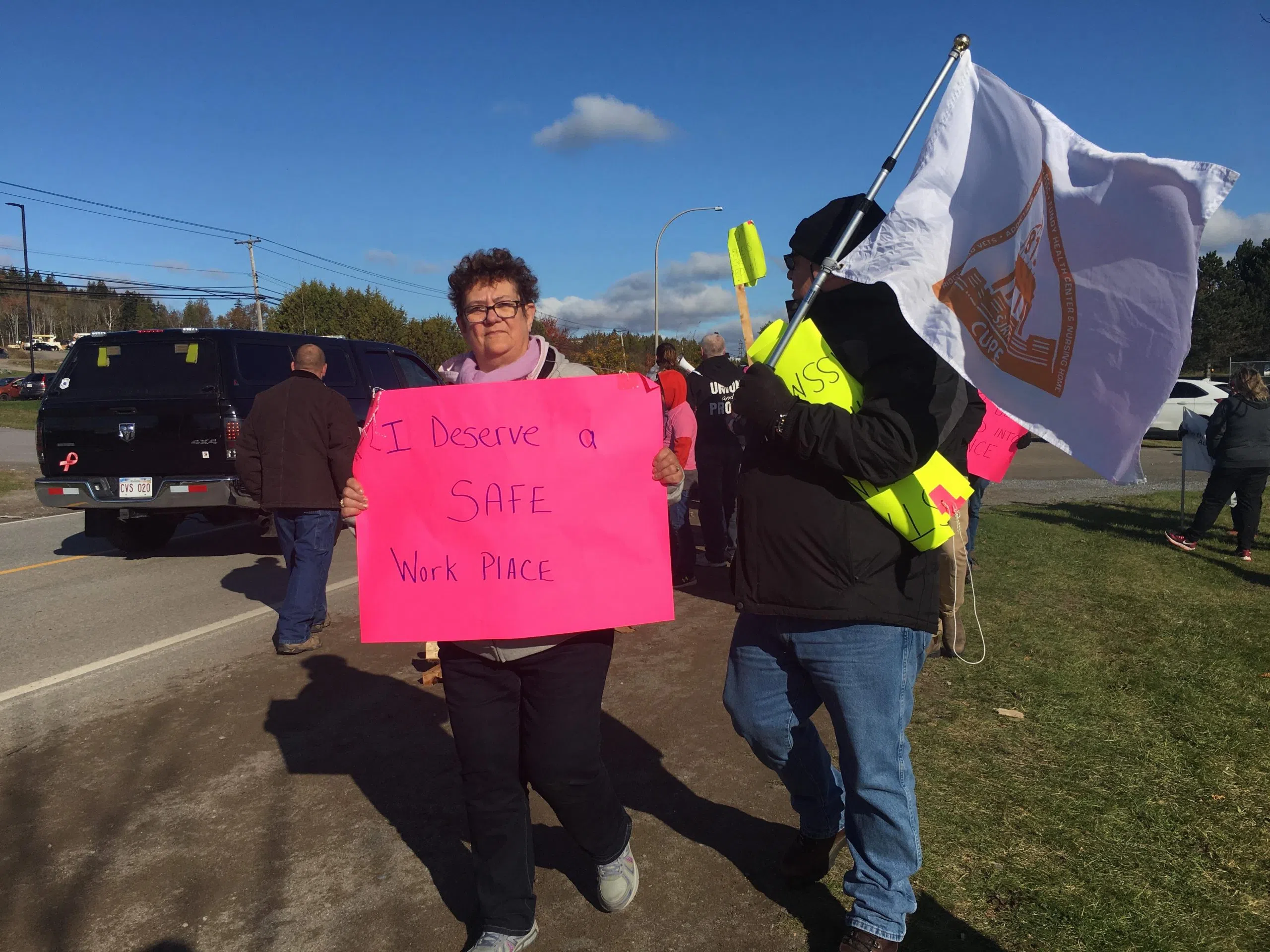 Rally Held For Saint John Laundry Workers 