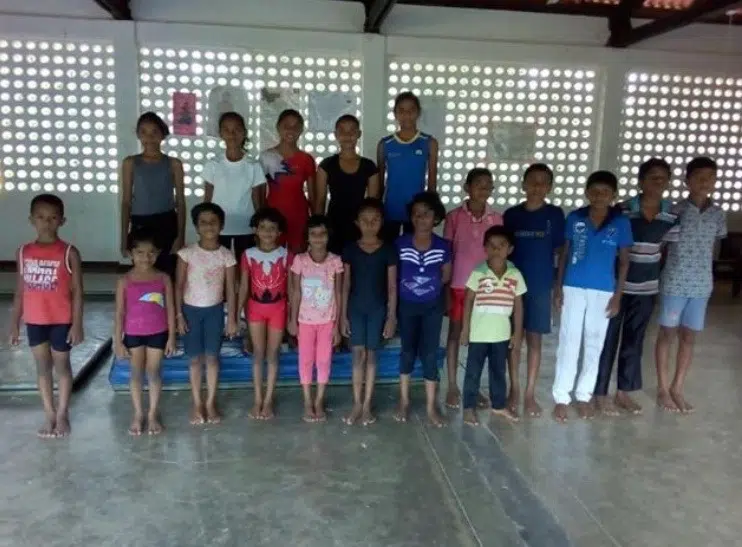 Quispamsis Club Helps Sri Lankan Gymnasts