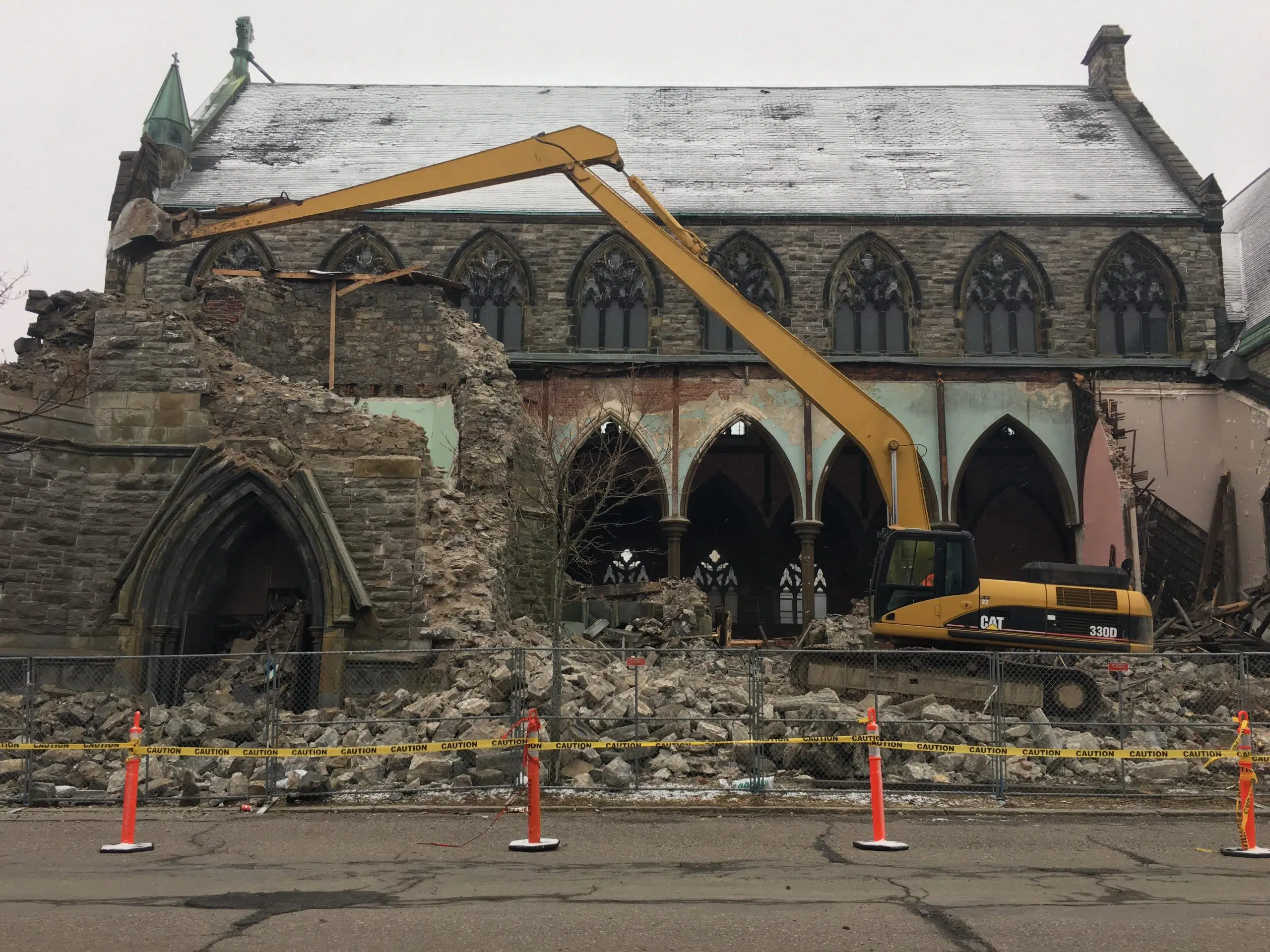 Demolition Begins At Gothic Arches