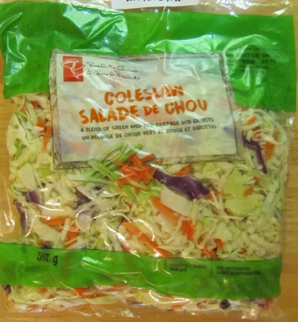 President's Choice Coleslaw Recalled