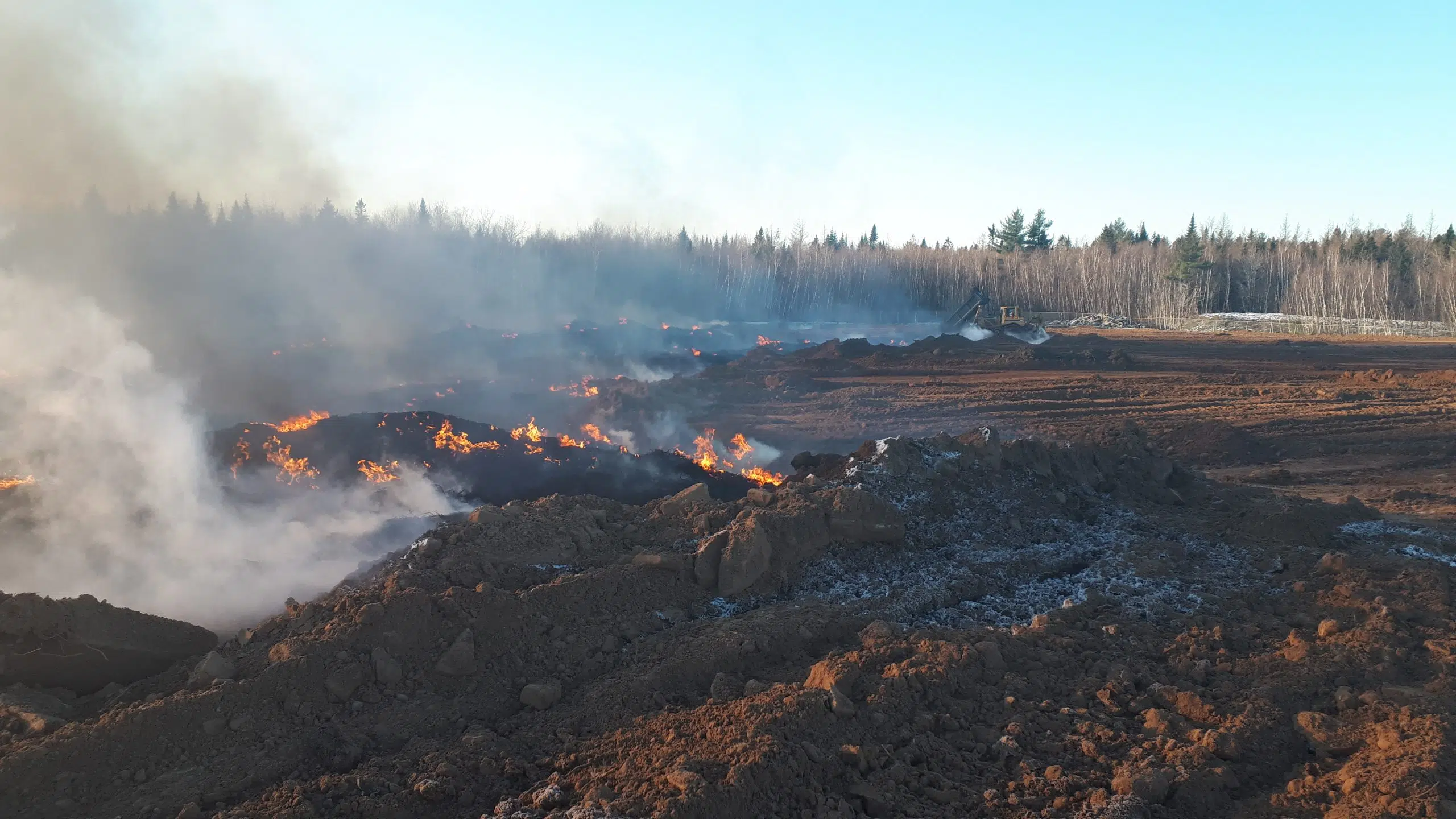 Progress Being Made On Minto Tire Fire