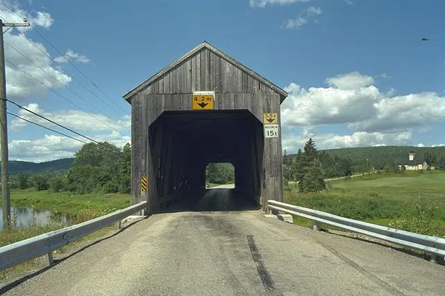 Two Injured In Covered Bridge Collision