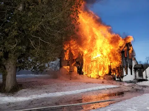 Two Dead After House Fire Near Chipman