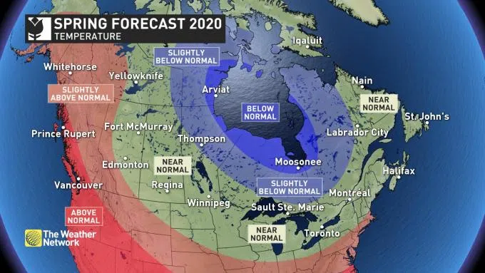 Weather Network Unveils Spring Forecast