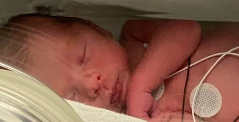 Officers Help Save Newborn Baby