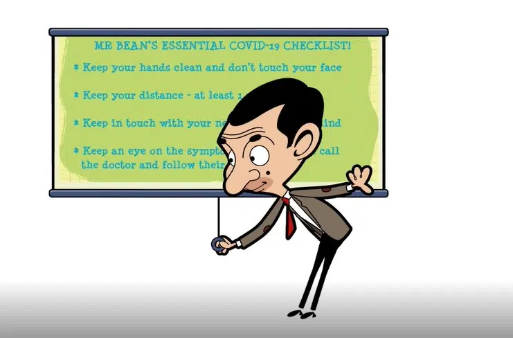 Mr. Bean To Help The WHO