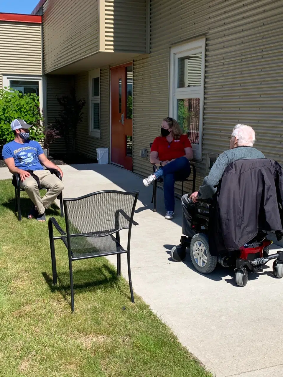 Seniors And Loved Ones Reunite In Outside Visits