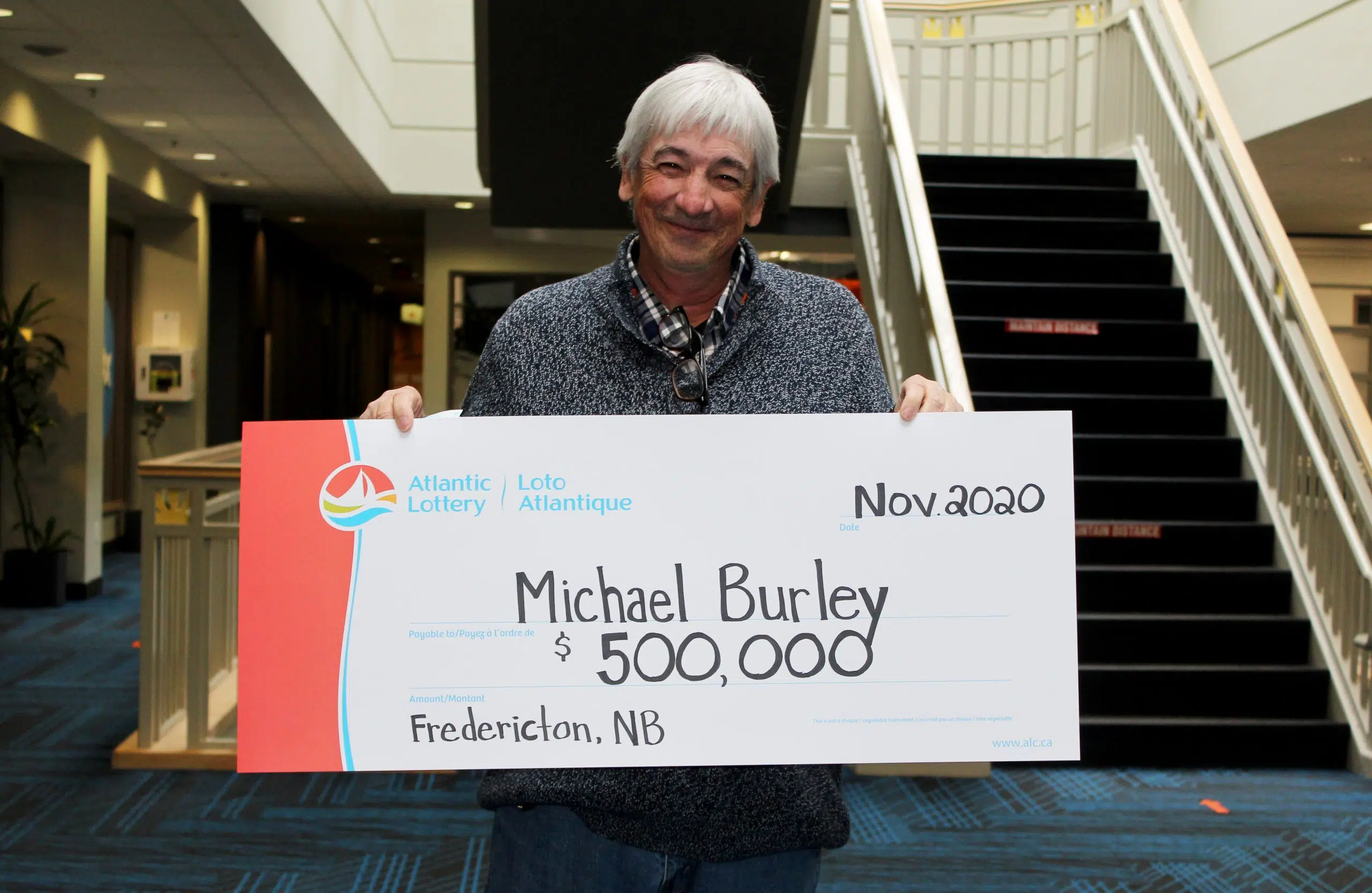 Fredericton-Area Man Wins $500,000