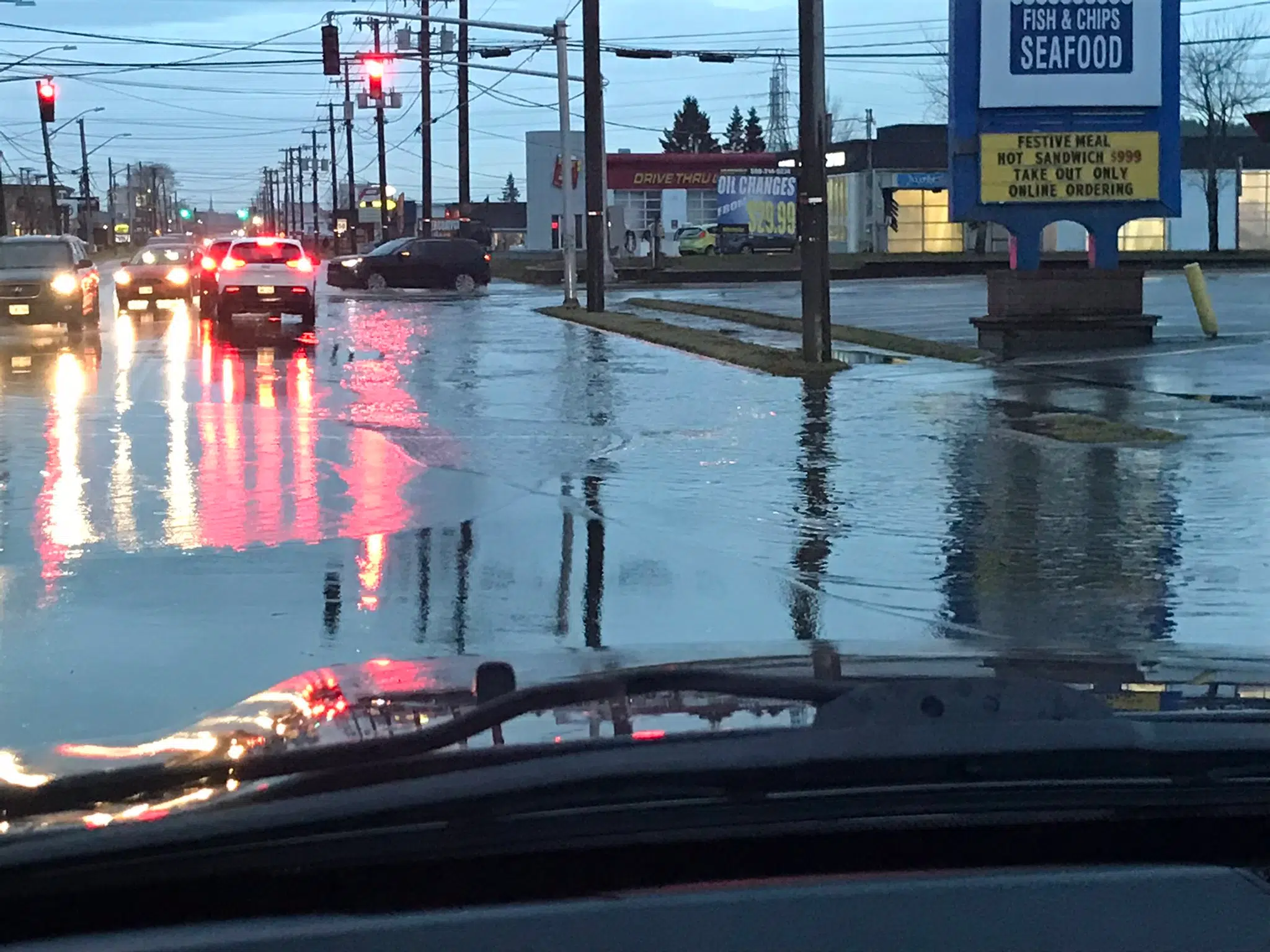 City Closes Roads Following Heavy Rain