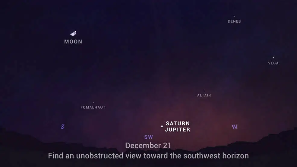 The 'Great Conjunction' Of Jupiter And Saturn