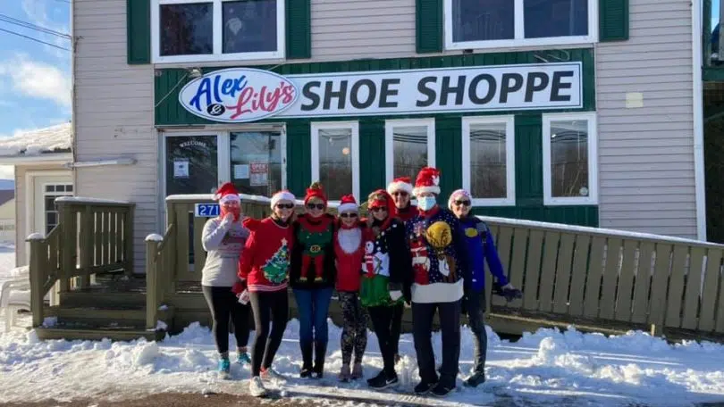 Top Marathon Runner Opening Third N.B. Shoe Store