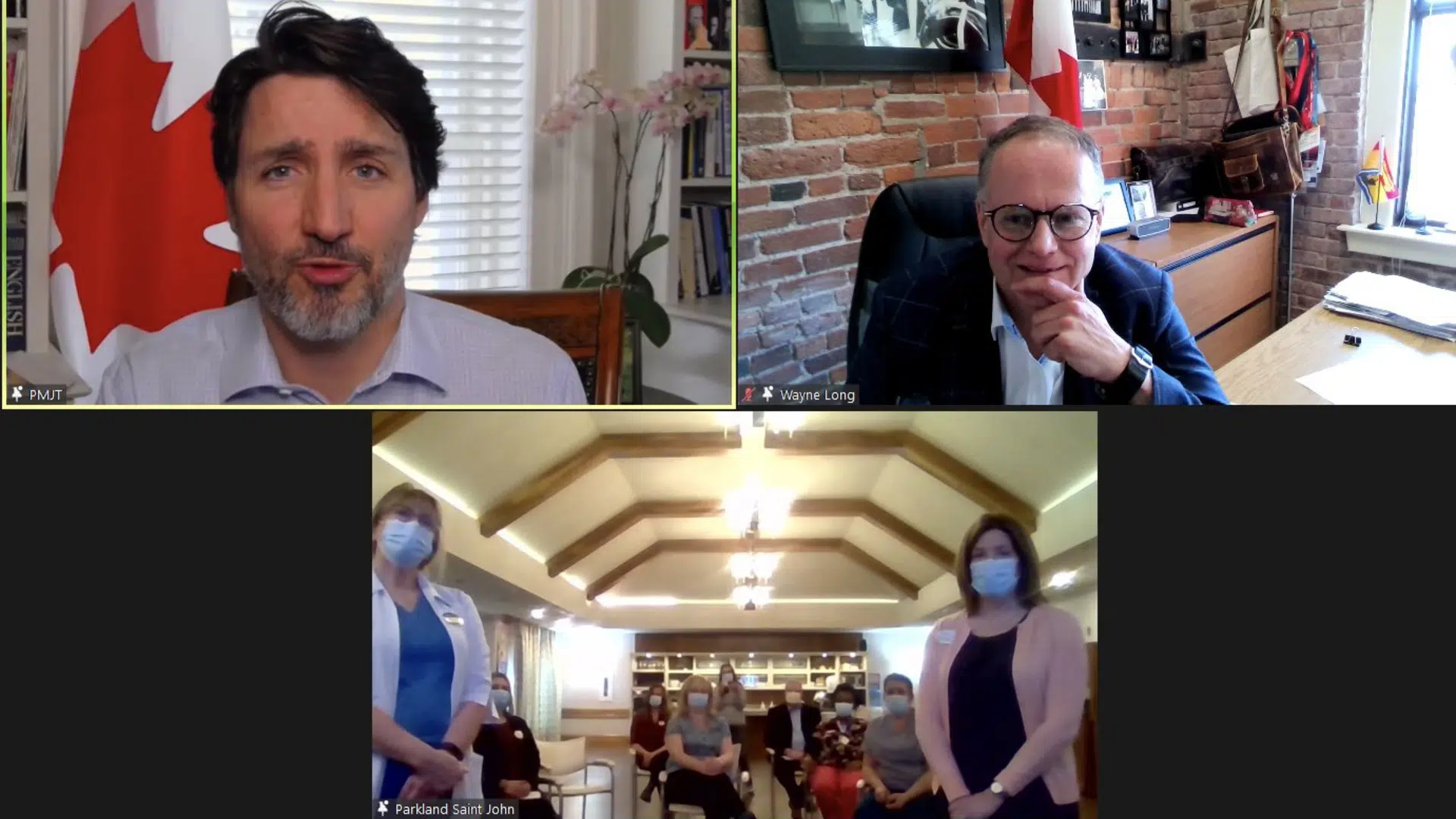 Trudeau Meets Virtually With Parkland SJ Workers