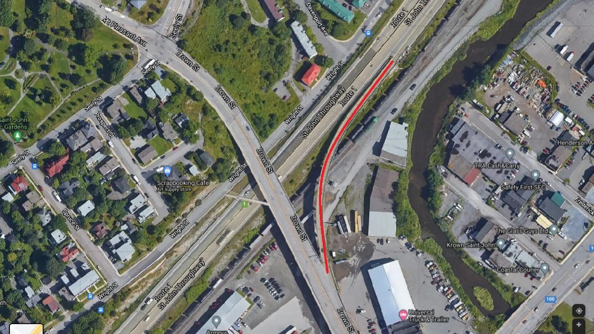 Route 1 Eastbound On-Ramp Closure