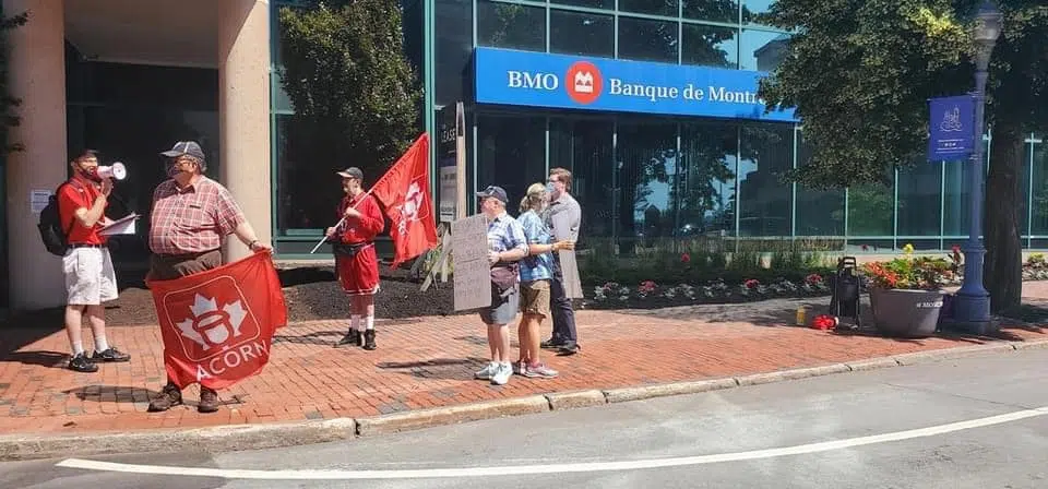 ACORN Holds Peaceful Protest Over Banking Fees