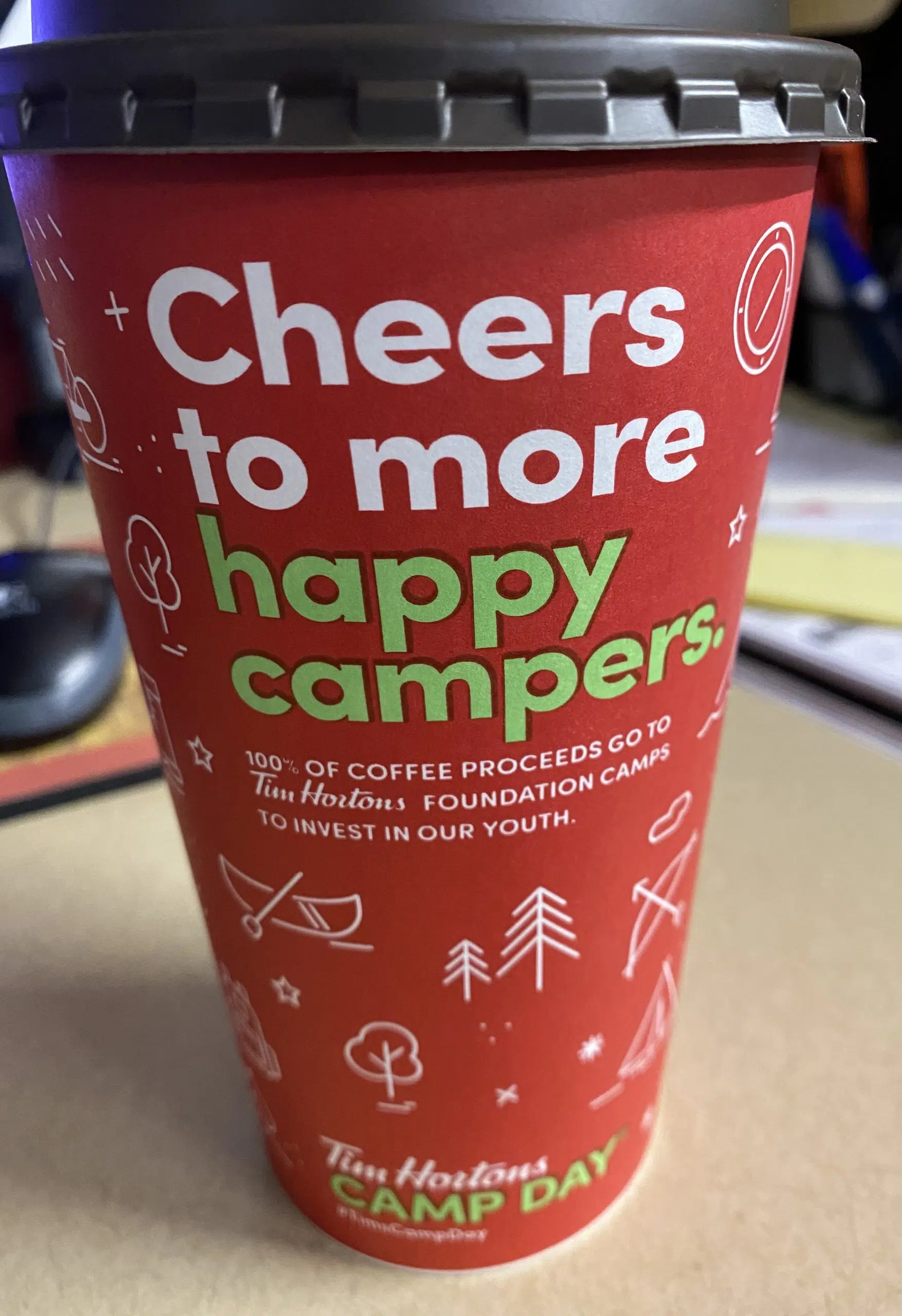 It's Camp Day At Tim Hortons!