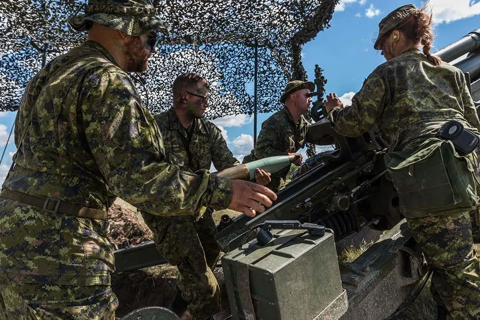 Army Reserve Training In The Sussex Area