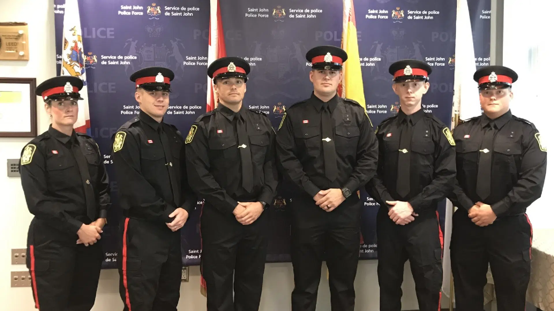 Saint John Welcomes Six New Officers