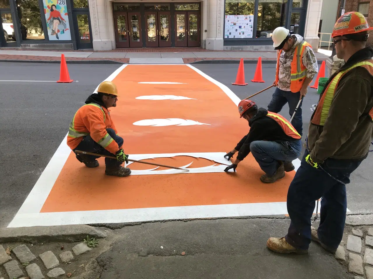 New Orange Crosswalks Honour Truth And Reconciliation