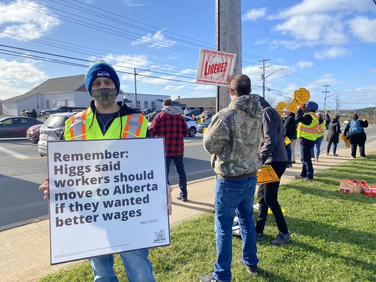 CUPE Pickets Set Up In Saint John