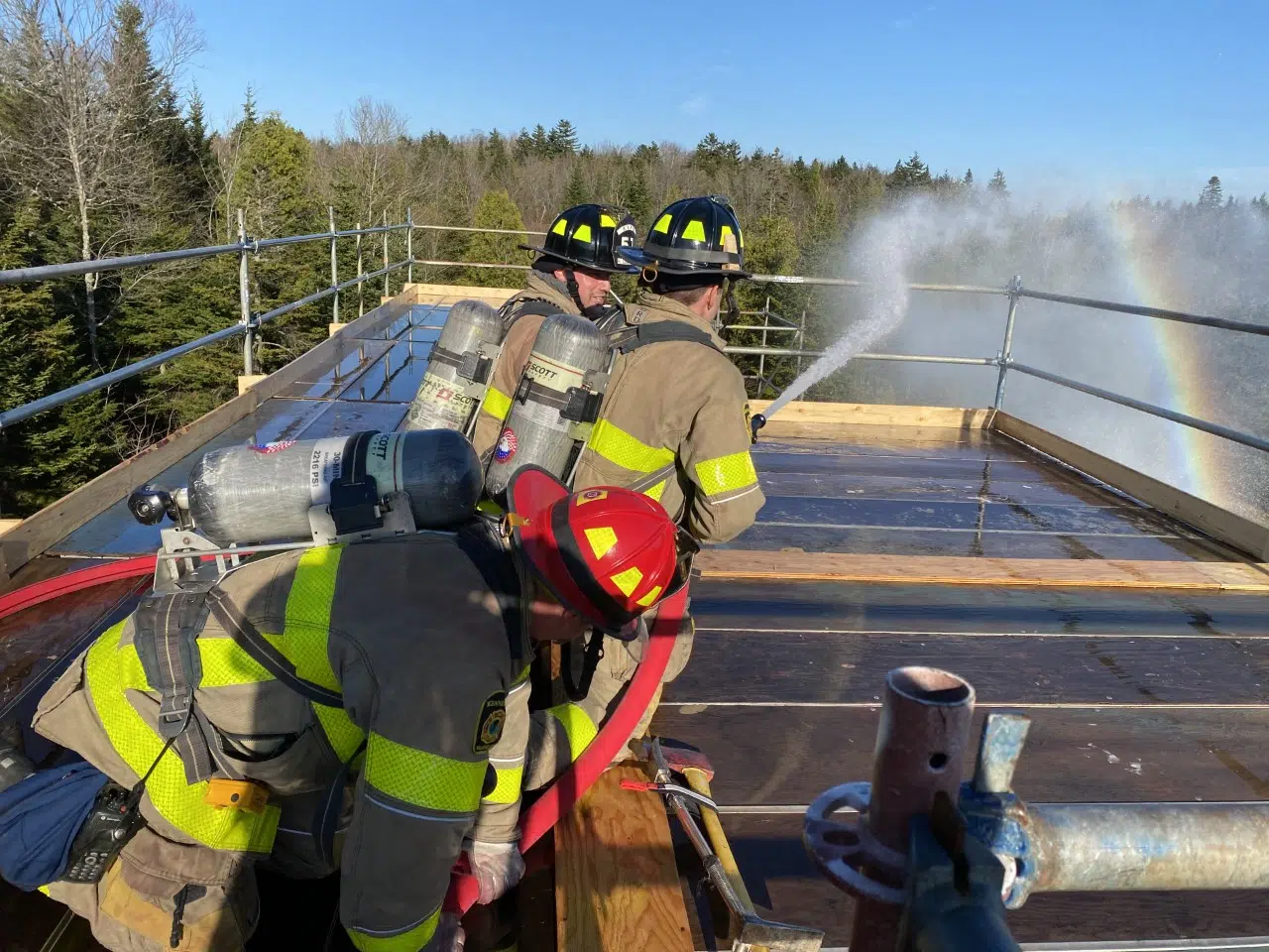 KV Firefighters Train For Multi-Storey Building Fires