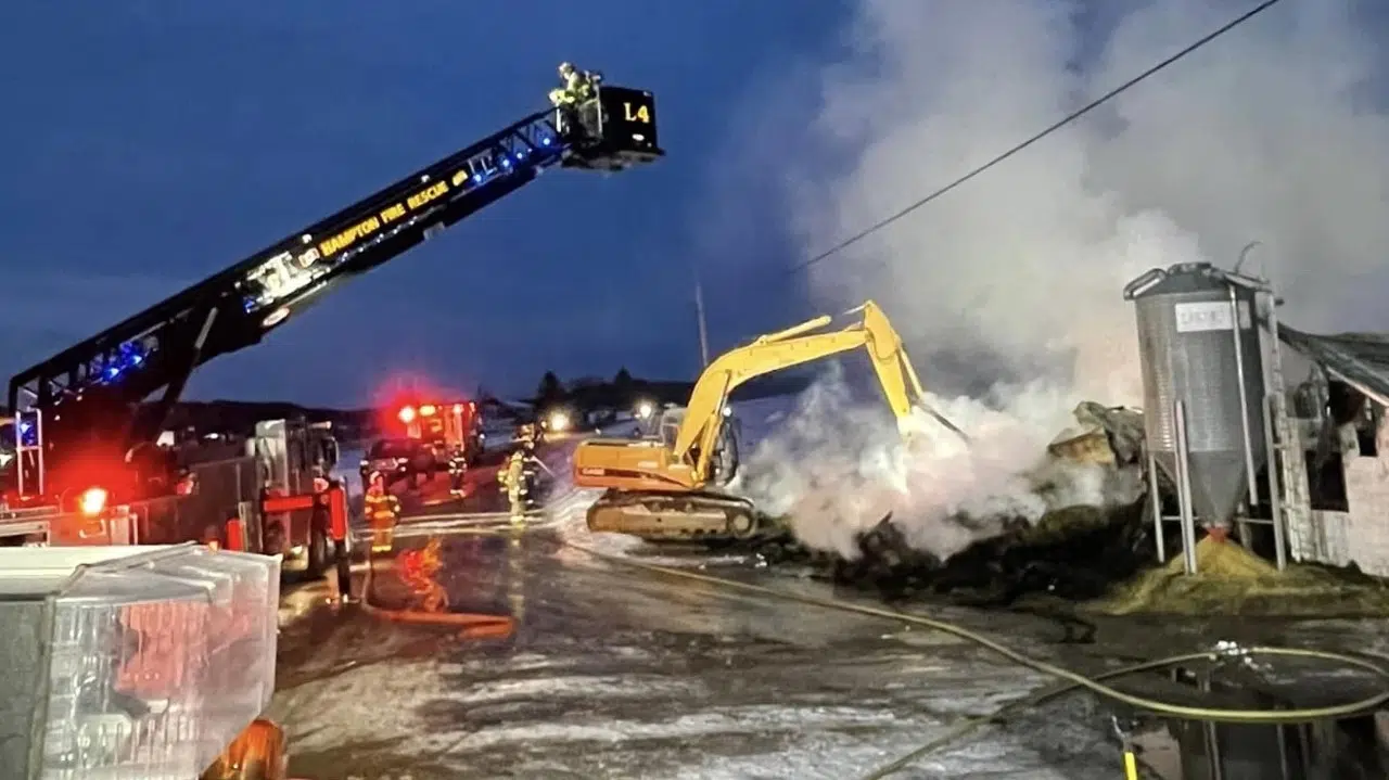 Kingston Barn Fire Claims Livestock And Equipment