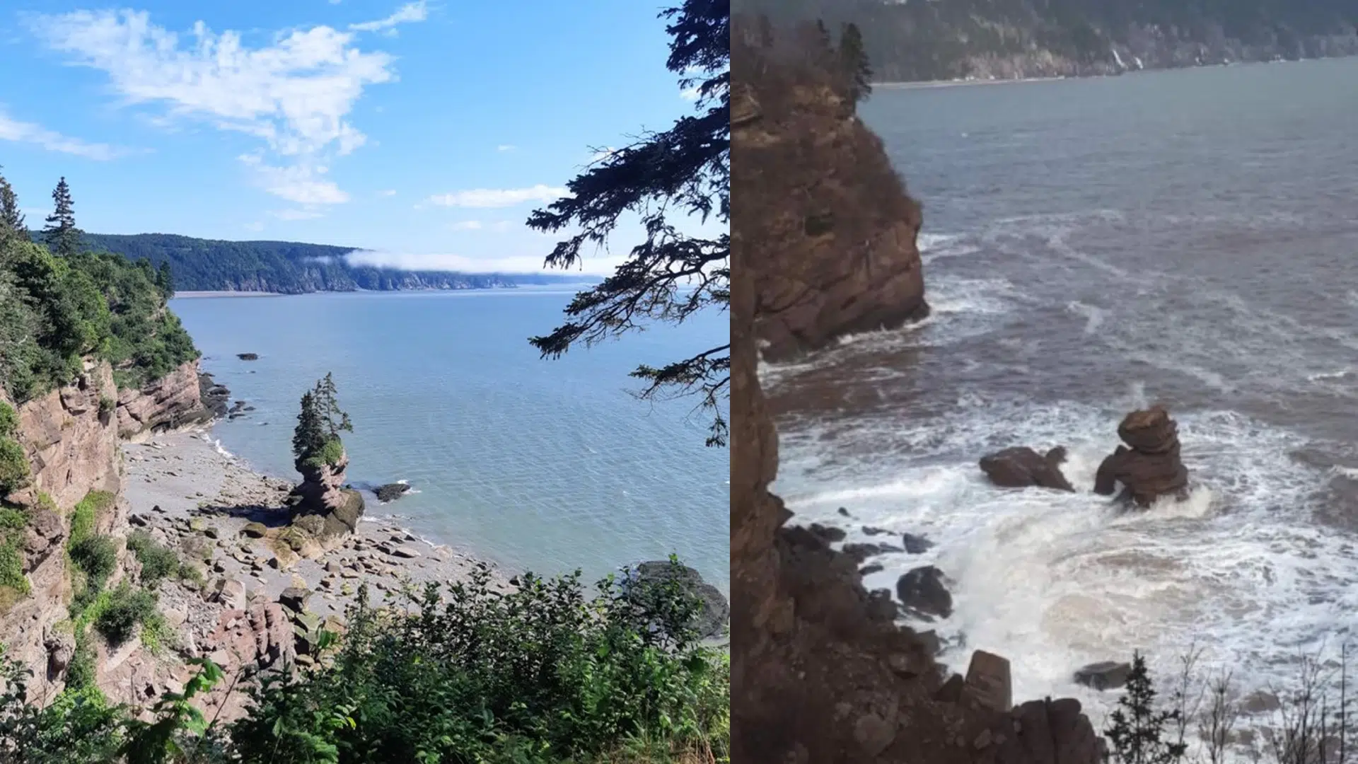 Fundy Trail Parkway's Flowerpot Rock Falls