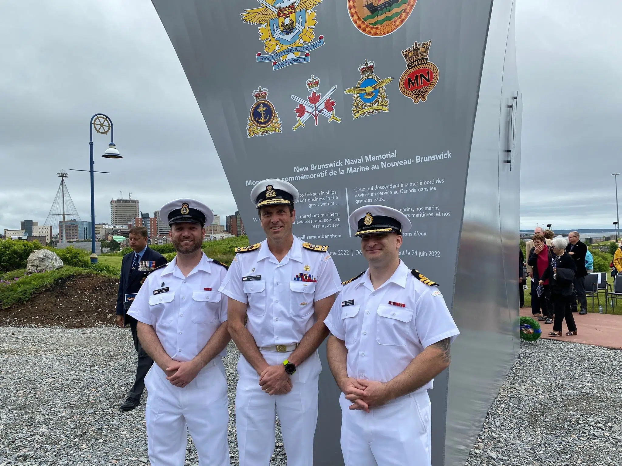 Naval Memorial Unveiled In Saint John