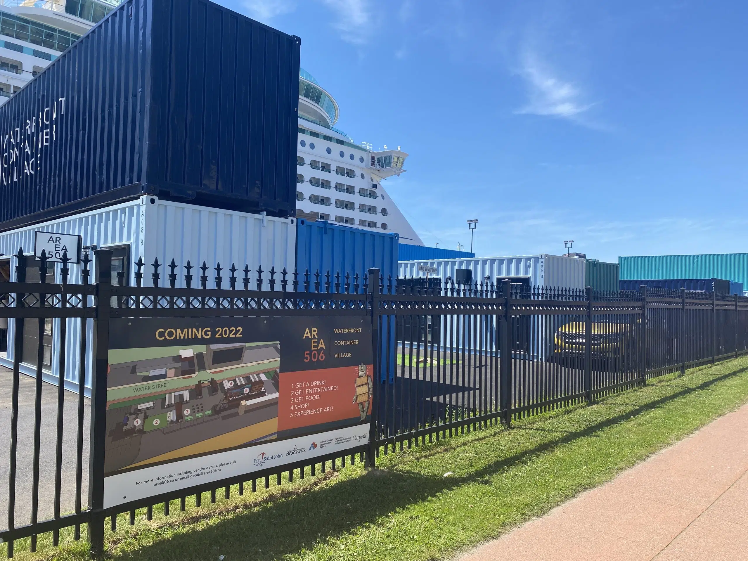 Waterfront Container Village Opens Wednesday