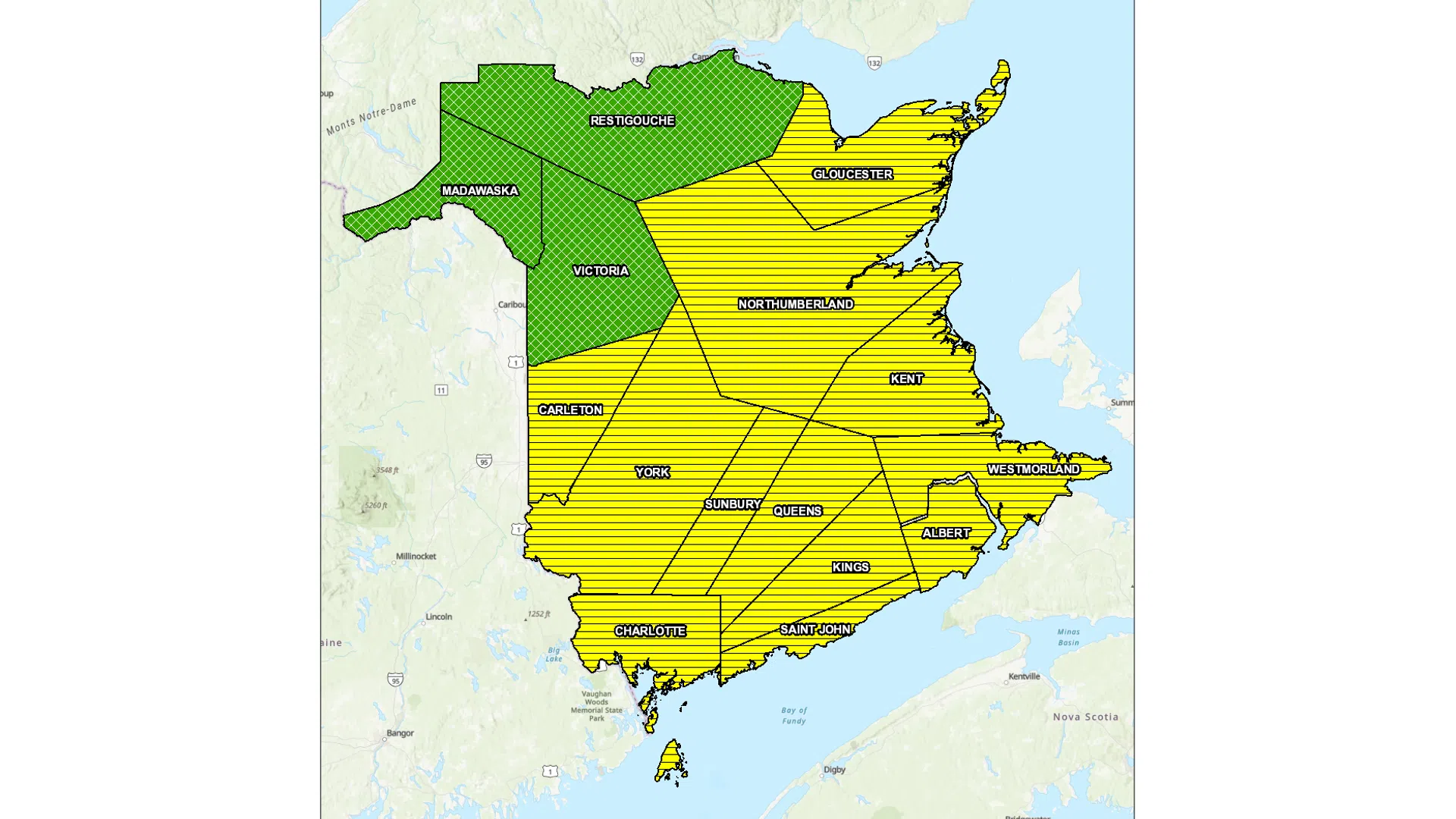 Burning restrictions loosened in N.B.