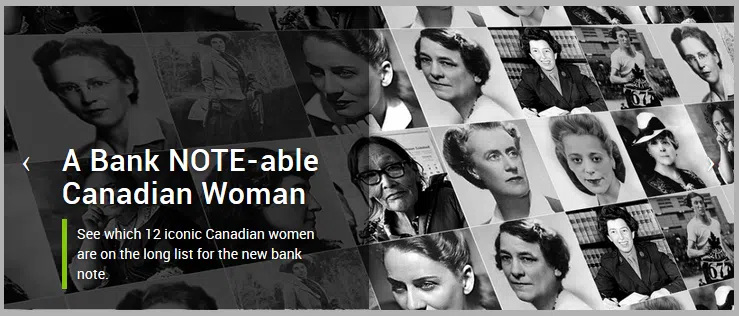 Shortlist Of 12 Iconic Canadian Women Announced For Banknote