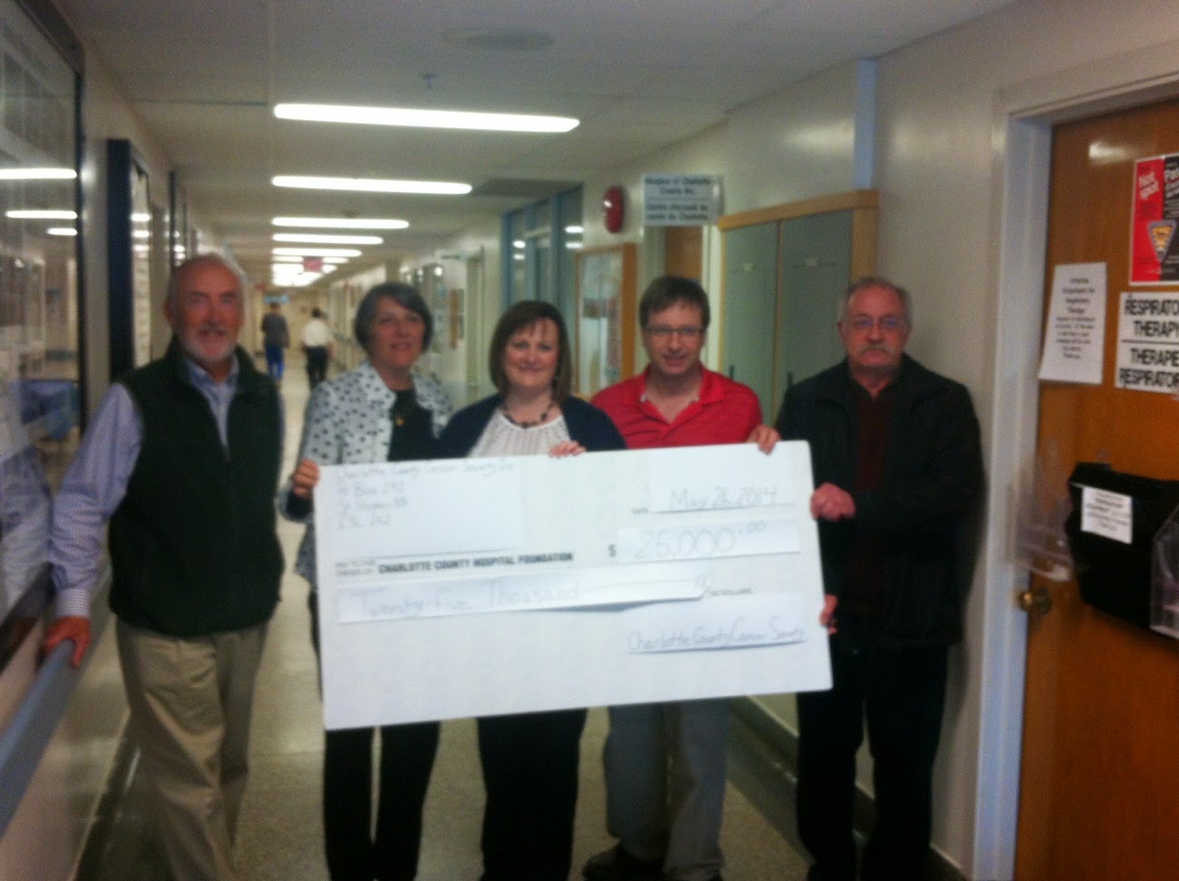 $25,000 donation for Charlotte County Hospital Foundation