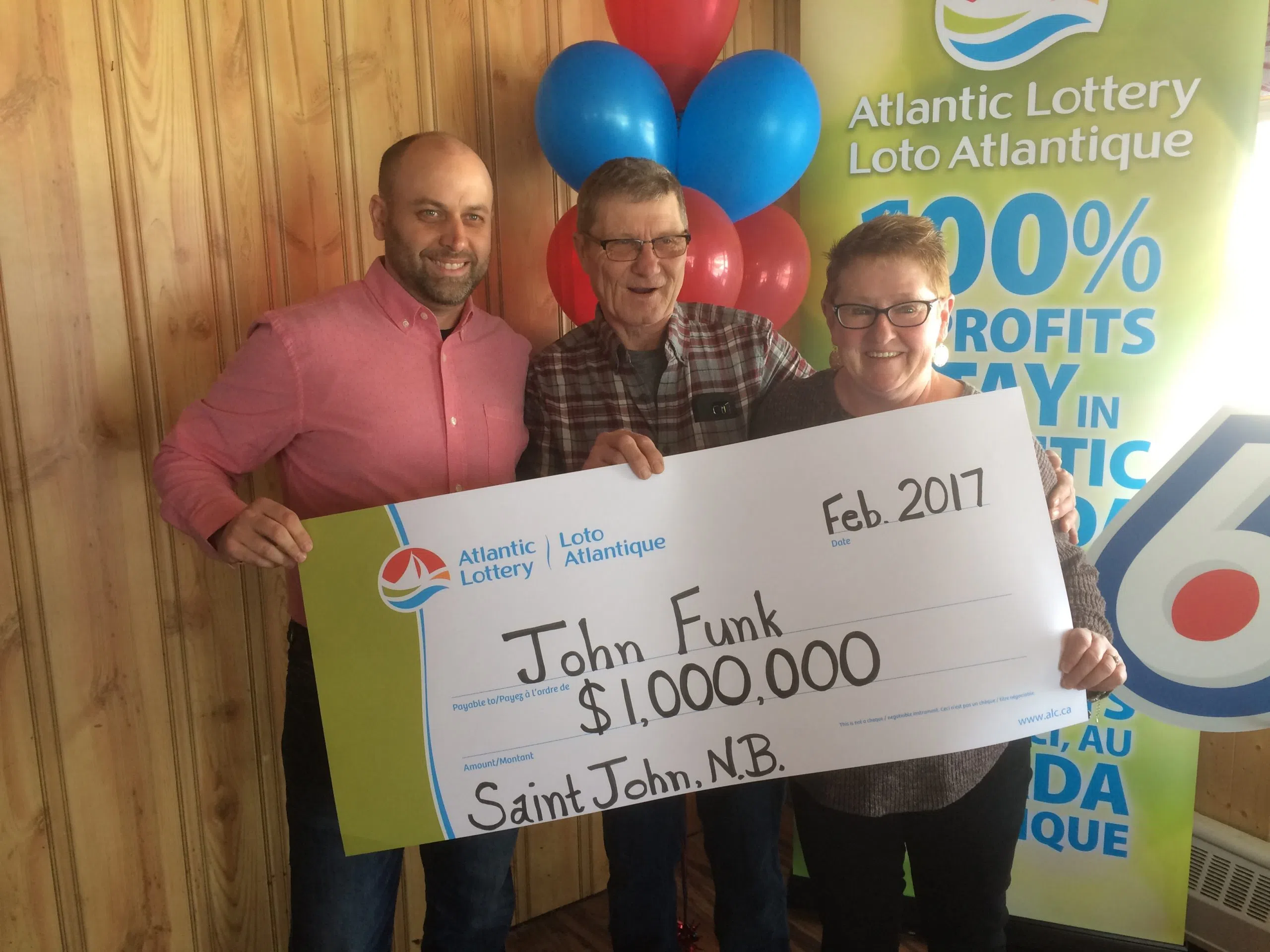 John Funk Is Saint John's Newest Millionaire