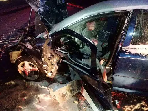 Nasty Crash Near Musquash On Highway 1