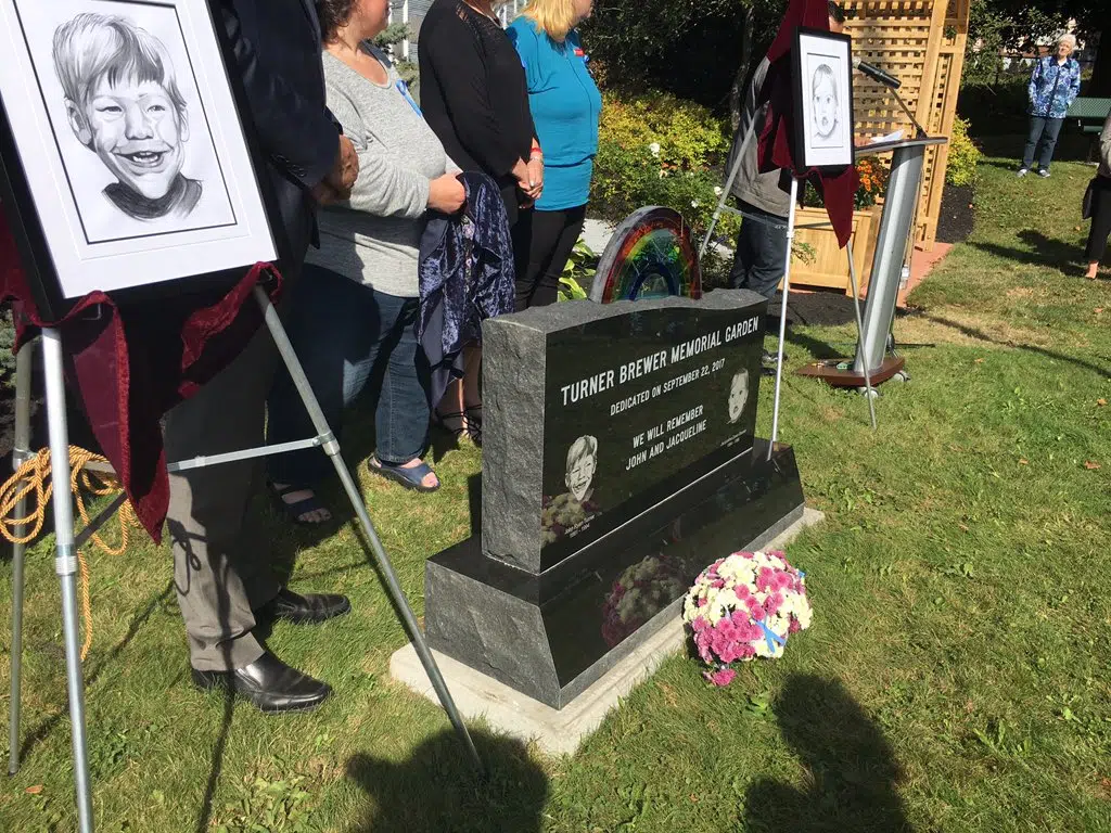 Memorial Garden Dedicated To Jacqueline Brewer and John Ryan Turner