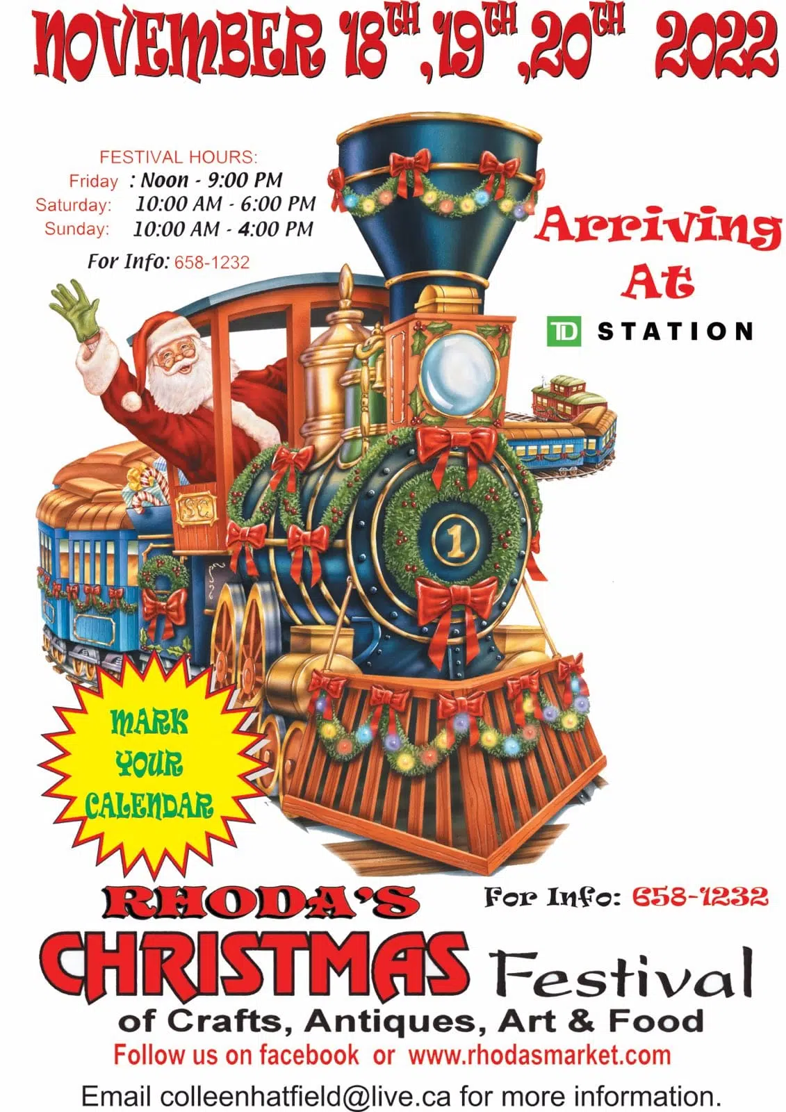 Colleen Hatfield talks about Rhoda's Christmas Festival
