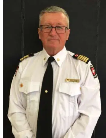 Neebing Fire Chief Honoured 