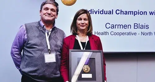Local Health Care Worker Honoured 