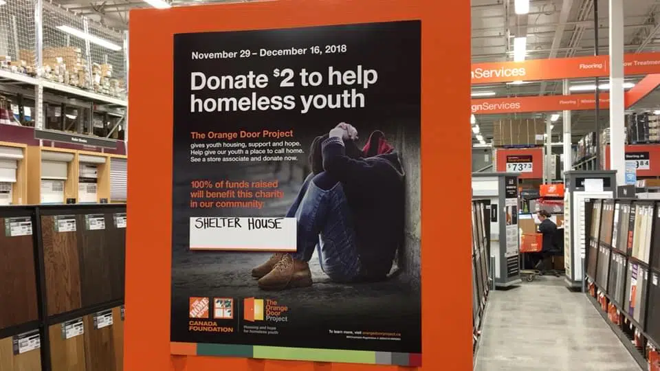 Orange Door Campaign Helps Charity