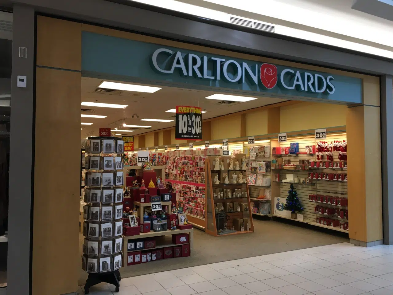 Carlton Cards Closing In ISC 