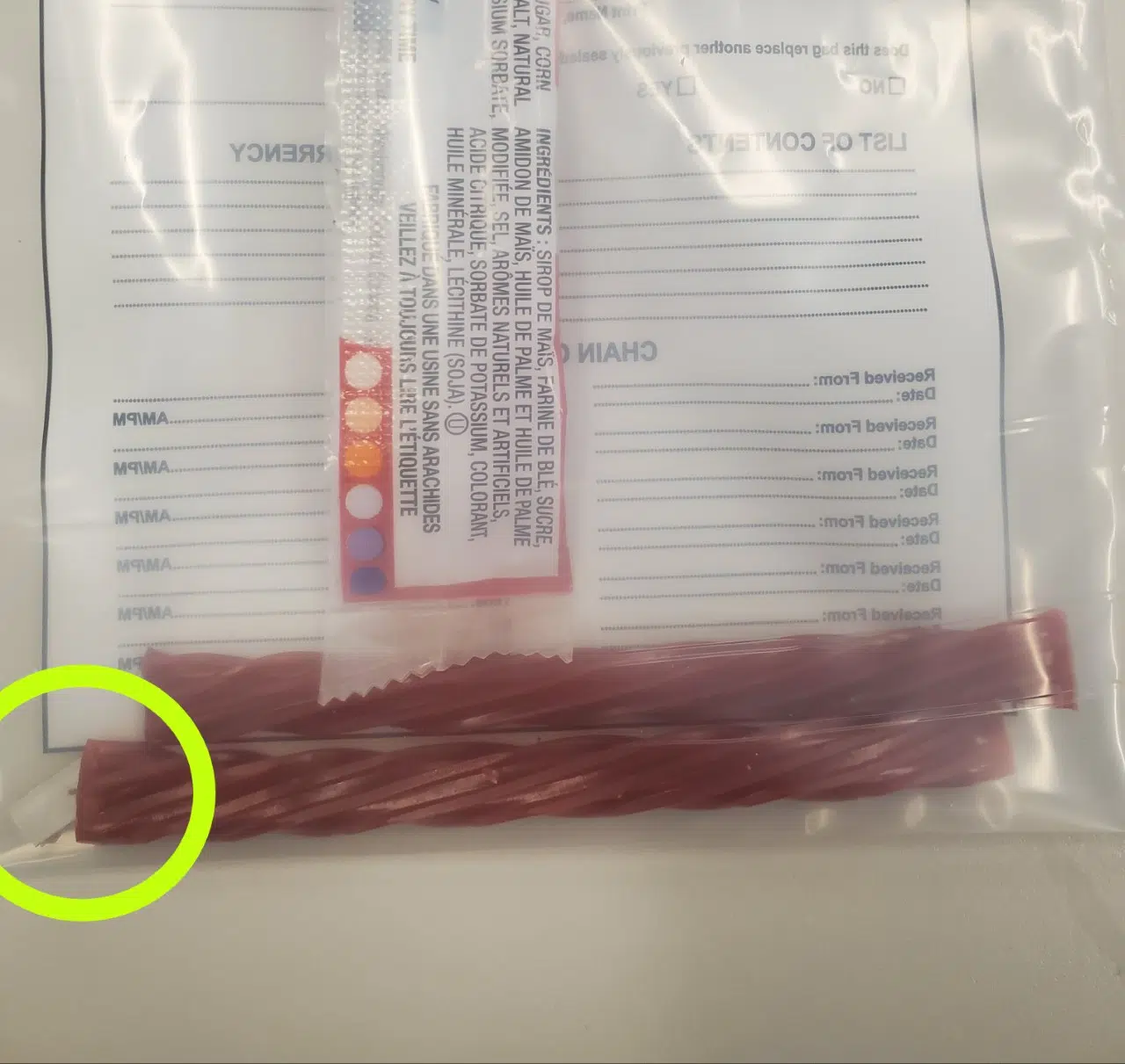 Razor Blade Found In Halloween Candy