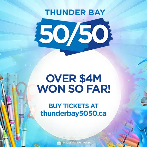 Thunder Bay 50/50 99.9 THE BAY